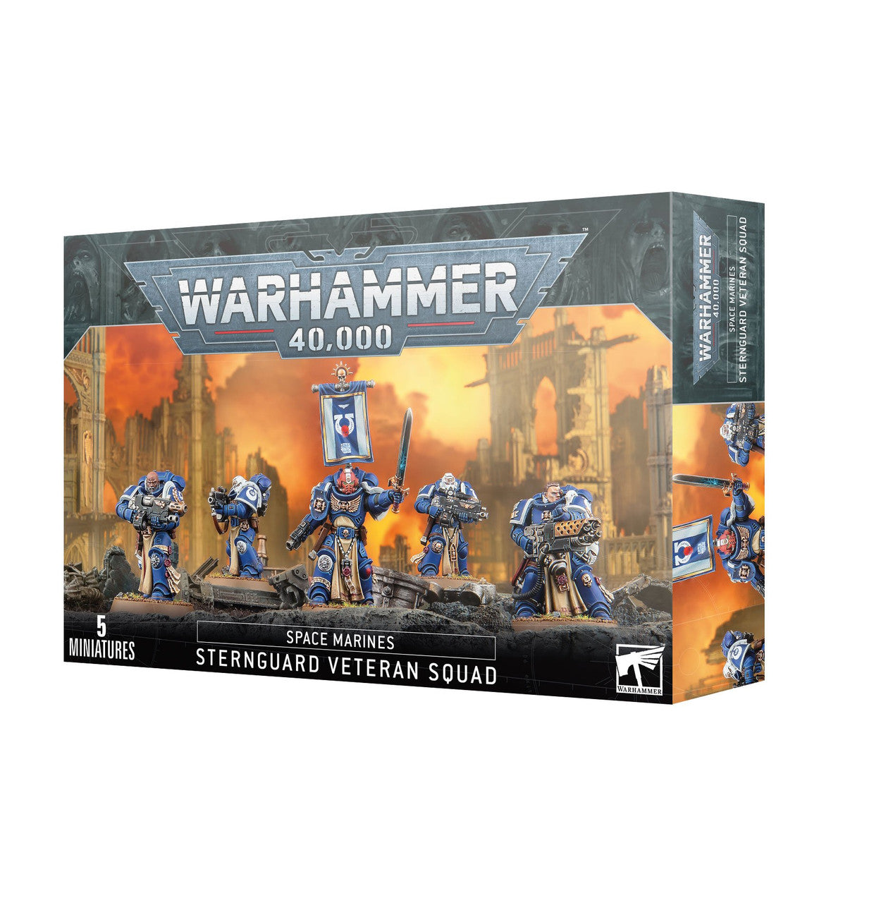 Games Workshop Warhammer 40K Space Marines Sternguard Veteran Squad Plastic Box 48-49