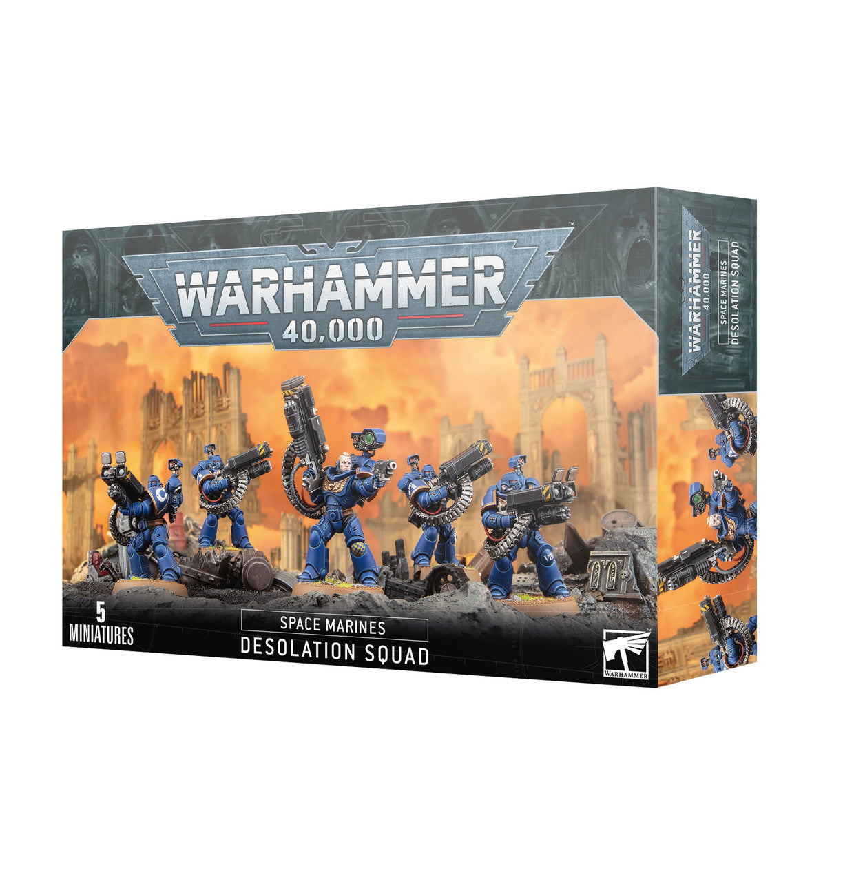 Games Workshop Warhammer 40K Space Marines Desolation Squad Plastic Box 48-74