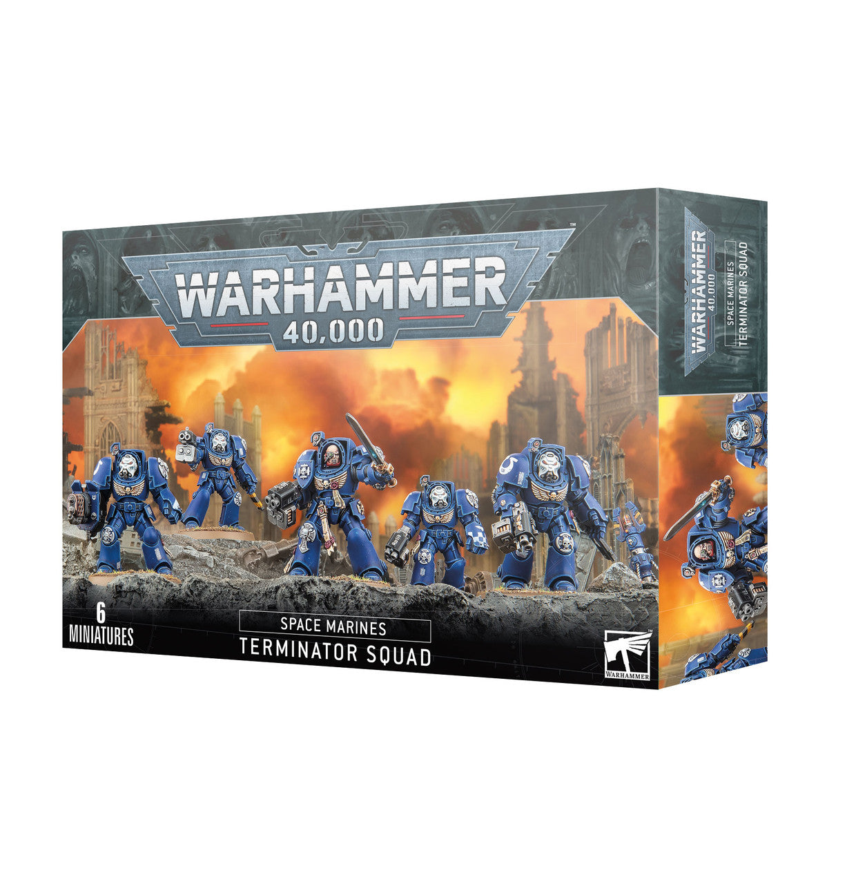 Games Workshop Warhammer 40K Space Marines Terminator Squad Plastic Box 48-90