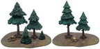 Monster Fight Club Scenery Evergreen Pine Forest Pre Painted Tabletop Game Scenery Bundle Pack of 2 MFC-10104K1-FBA