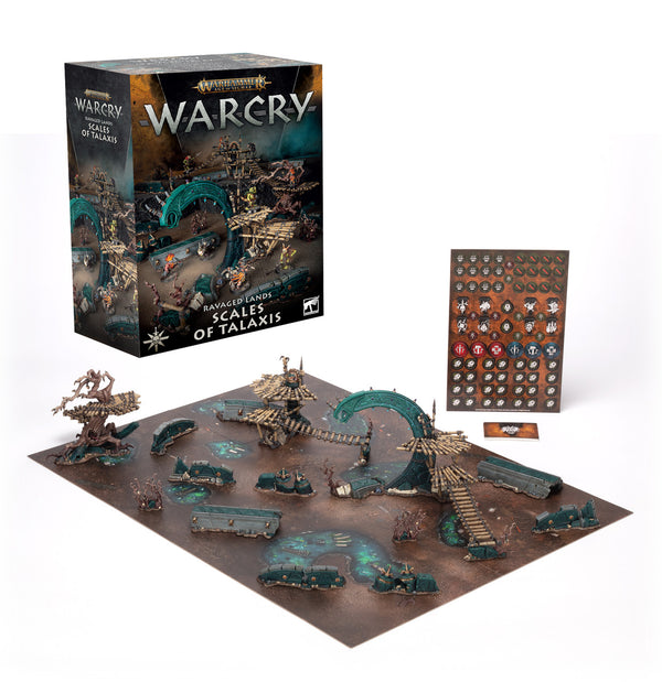 Games Workshop Warhammer Age Of Sigmar Warcry Scales of Talaxis Plastic Scenery 112-08