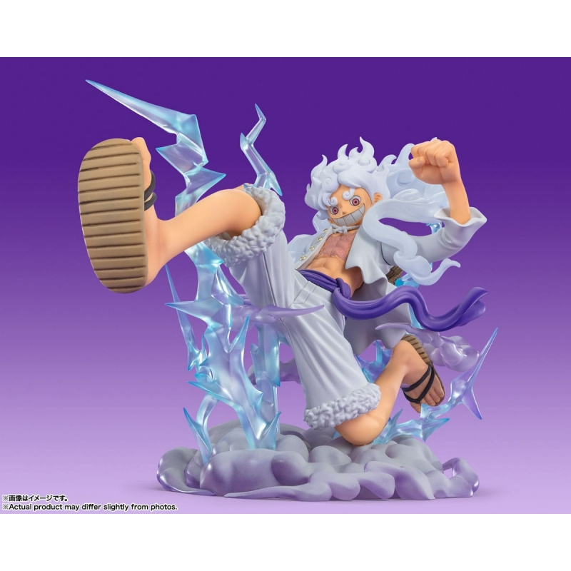 TAMASHII NATIONS One Piece [Extra Battle] Monky D. Luffy Gear 5 Gigant Bandai Spirits FiguartsZERO Collectible Figure BAS65662