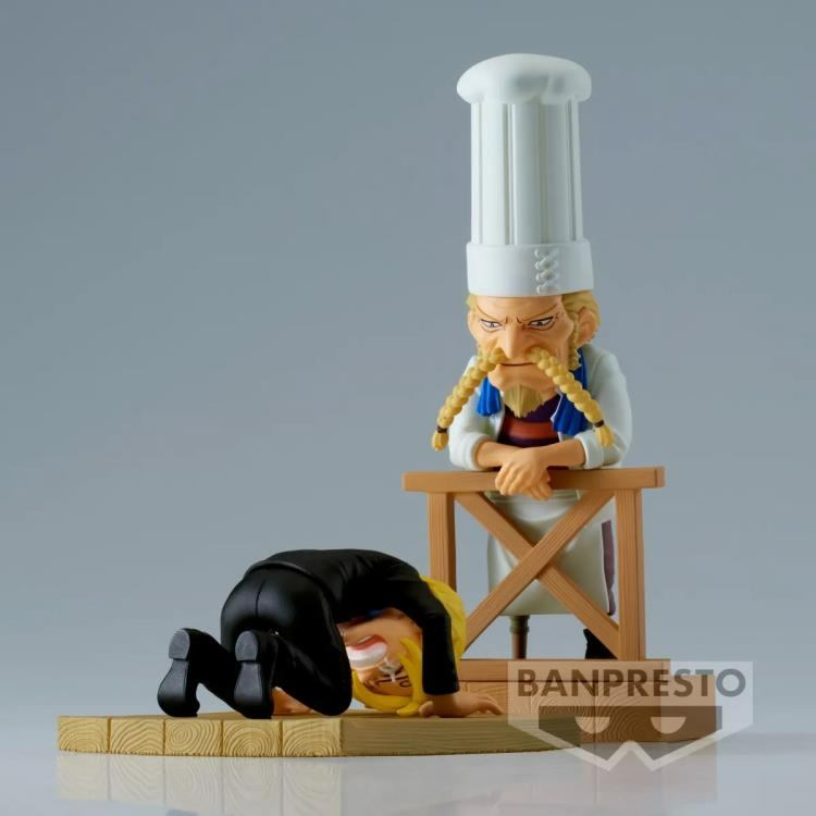 Sanji & Zeff 2 One Piece Bandai Spirits World Collectable Figure Log Stories