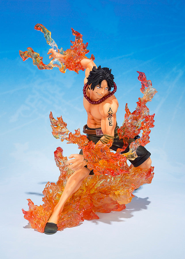 TAMASHII NATIONS One Piece Portga D Ace Brothers Bond Bandai Spirits FiguartsZERO Statue BAS65535