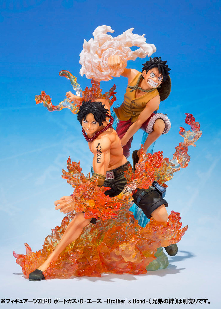 TAMASHII NATIONS One Piece Portga D Ace Brothers Bond Bandai Spirits FiguartsZERO Statue BAS65535