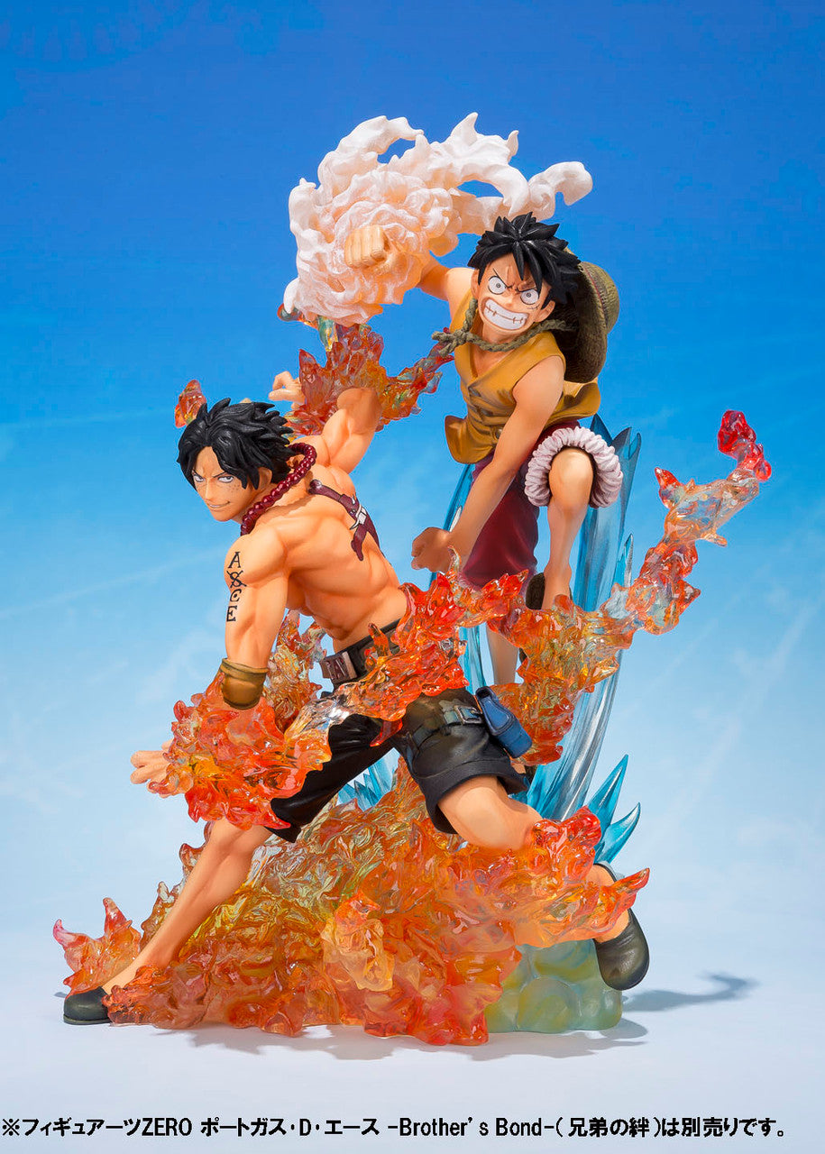 TAMASHII NATIONS One Piece Portga D Ace Brothers Bond Bandai Spirits FiguartsZERO Statue BAS65535