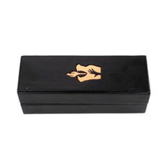 Role 4 Initiative R4I Faux Leather Dice Box with Tray Gold Foil Sorcerer Logo R4i-44210