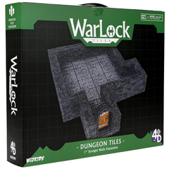 Dungeons & Dragons WizKids WarLock Tiles Expansion Pack 1 in Dungeon Straight Walls WZK-16517