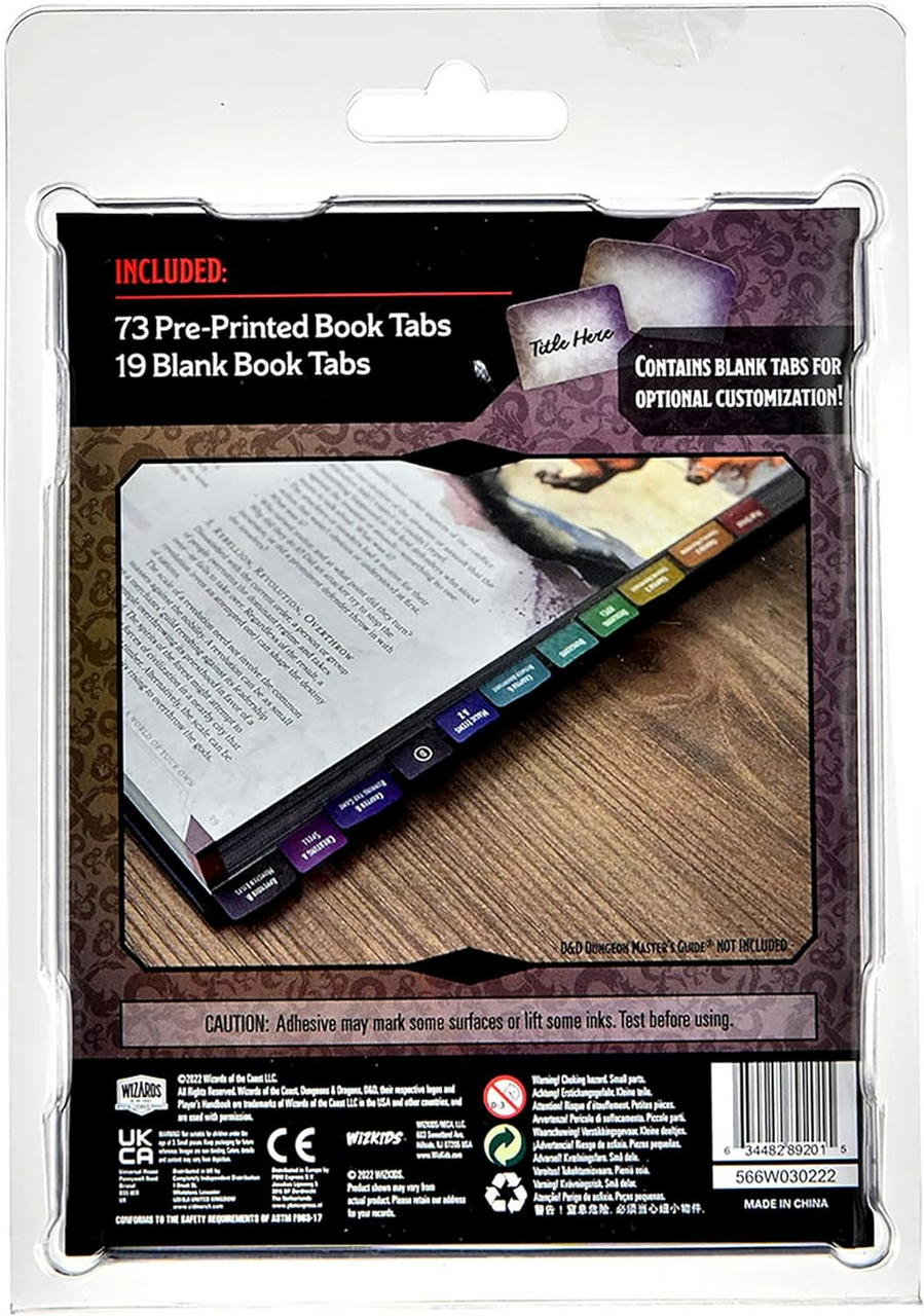 Wizkids Dungeons And Dragons Book Tabs Dungeon Master's Guide D&D WZK89201