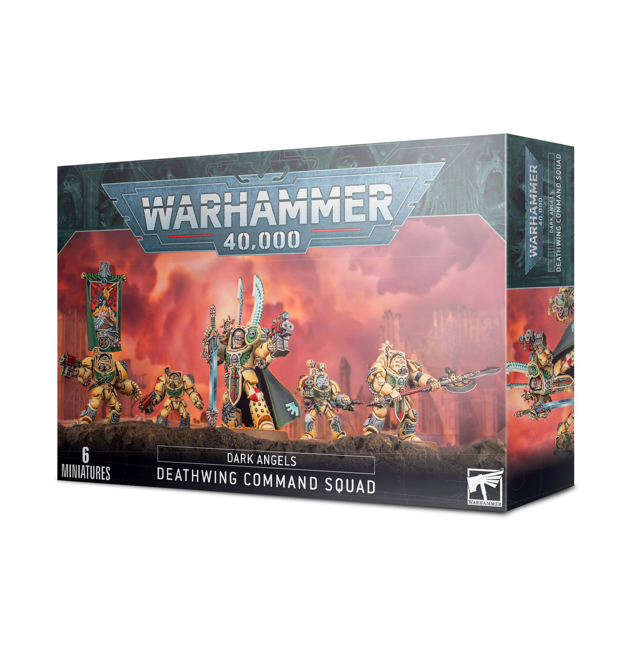 Games Workshop Warhammer 40K Space Marines Dark Angels Deathwing Command Squad 44-10
