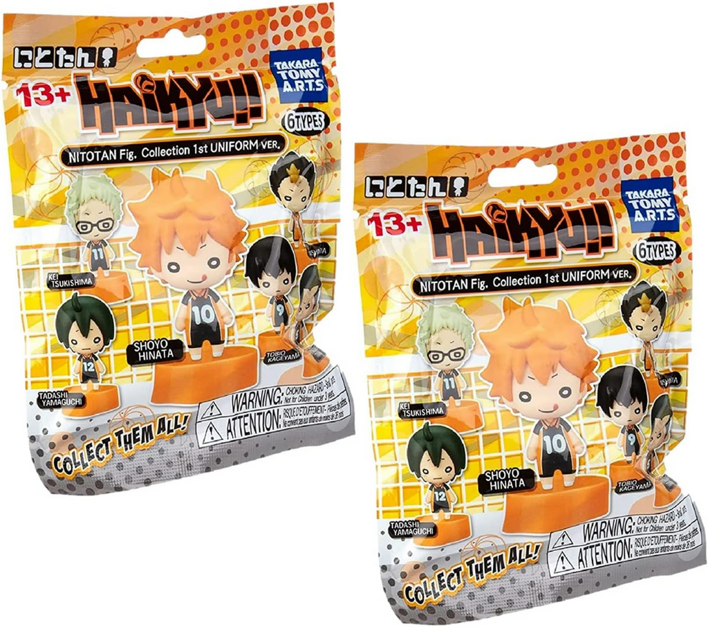 UCC Distributing Haikyu!! Mystery Blind Bag Mini Figure 2 Inches Mini Haikyu Manga Voleyball Toys Gift Single Figure Random Selection UCCD-73036