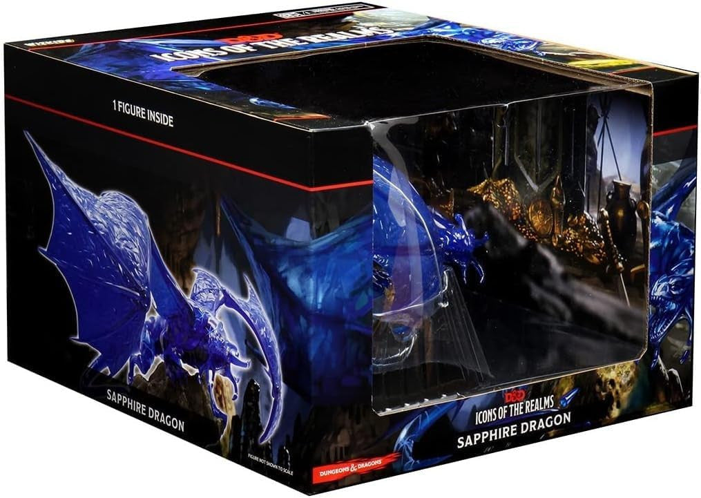 Wizkids Dungeons And Dragons Icons Of The Realms Saphire Dragon Premium Figure WZK96019