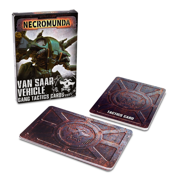 Games Workshop Warhammer 40K Necromunda Van Saar Vehicle Gang Tactics Cards Pack 301-26