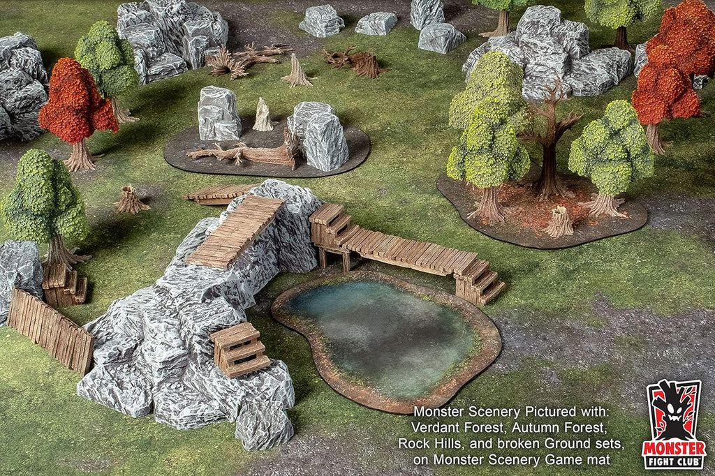 Monster Fight Club Scenery Verdant Forest Miniatures Accessories MFC-10100