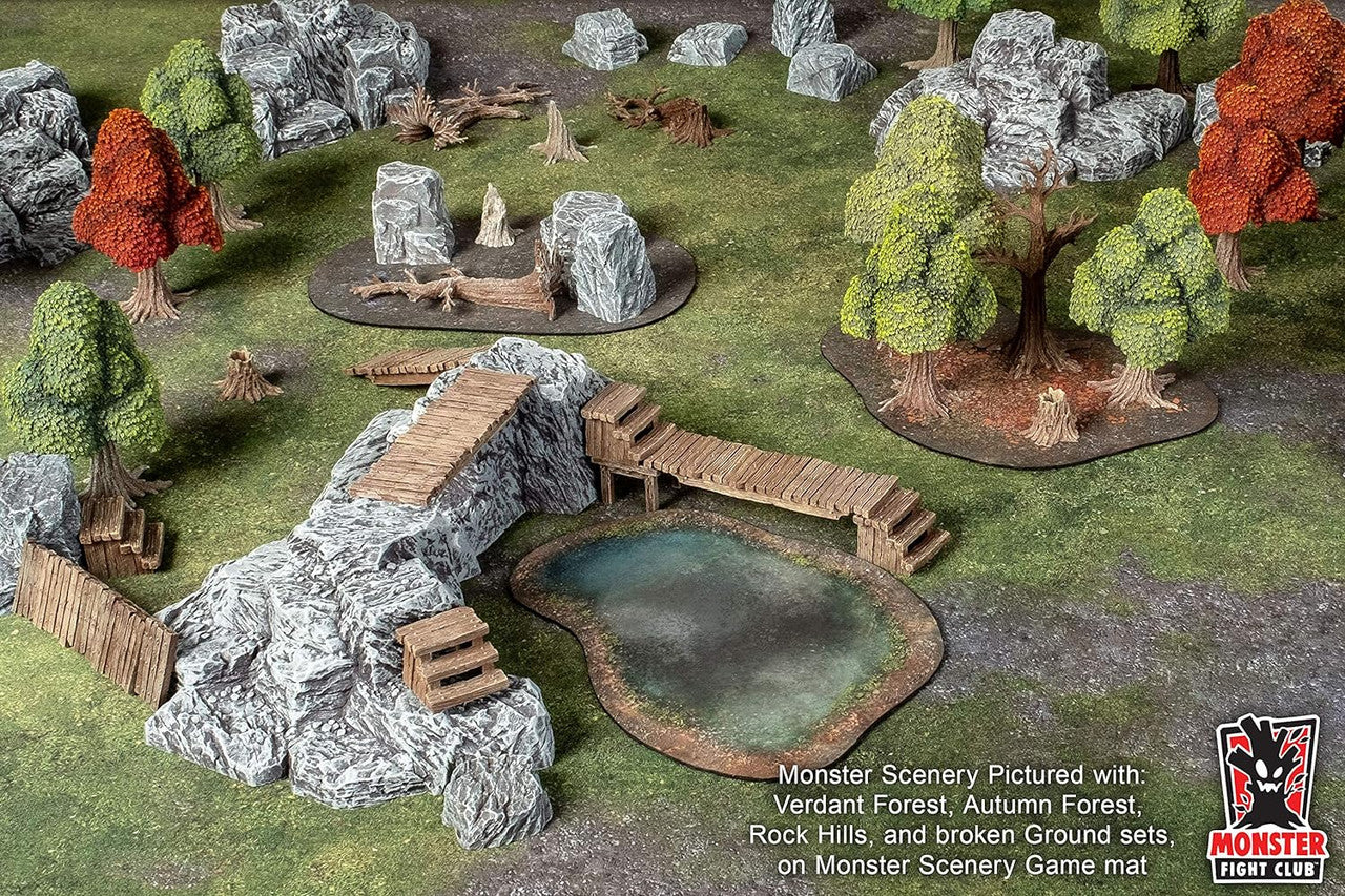Monster Fight Club Scenery Verdant Forest Miniatures Accessories MFC-10100