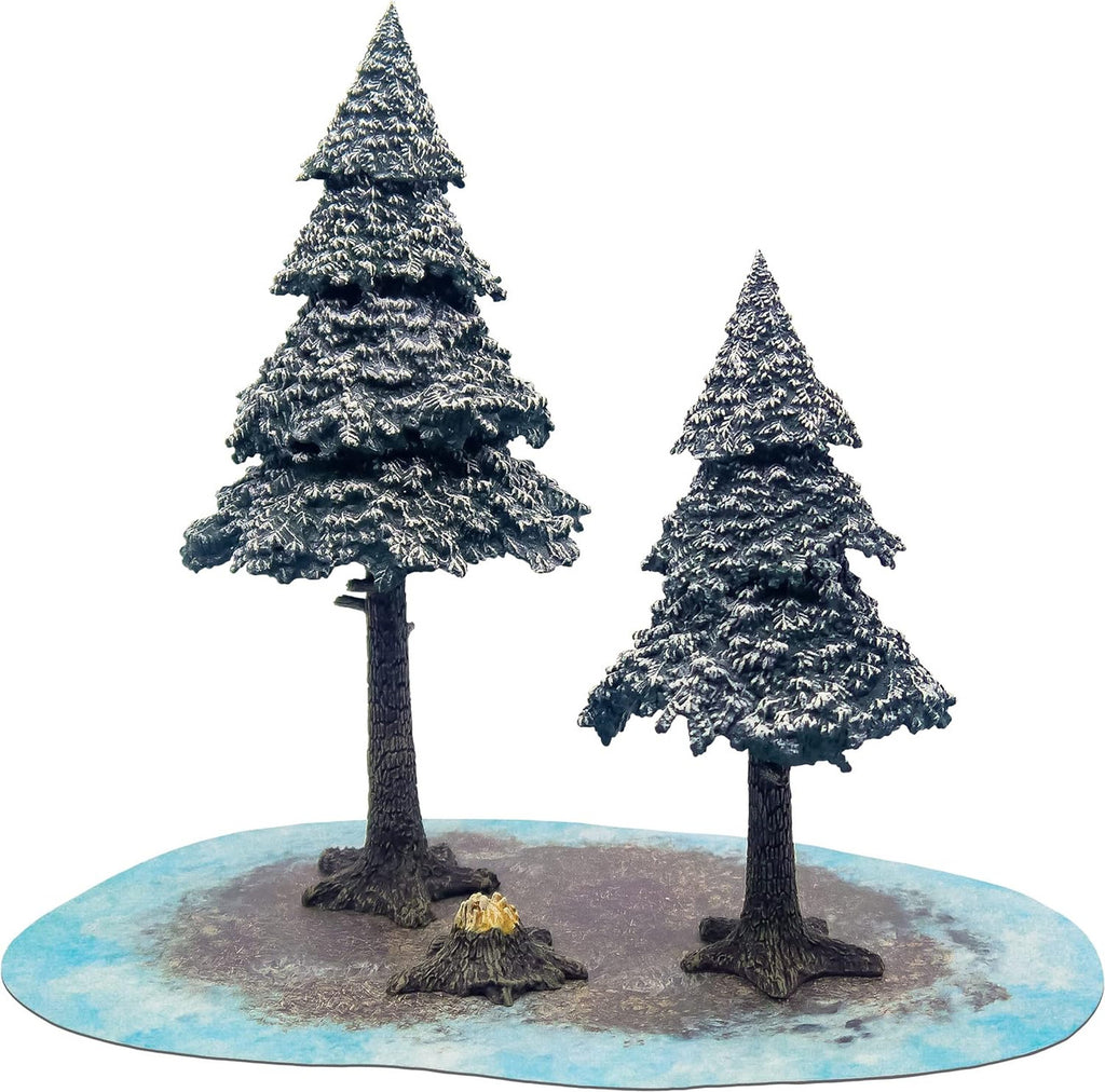 Monster Fight Club Scenery Ice wilds Snowy Pine Forest Miniatures Accessories MFC-10106