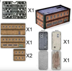 Monster Fight Club Metropolis Cityscape Miniatures Small and Medium Rectangle Concrete Buildings MFC-15107