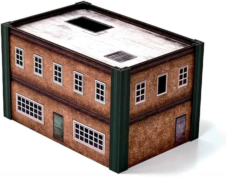 Monster Fight Club Metropolis Cityscape Miniatures Small and Medium Rectangle Concrete Buildings MFC-15107