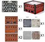 Monster Fight Club Metropolis Cityscape Miniatures Medium Square and Large Rectangle Brick Buildings MFC-15106
