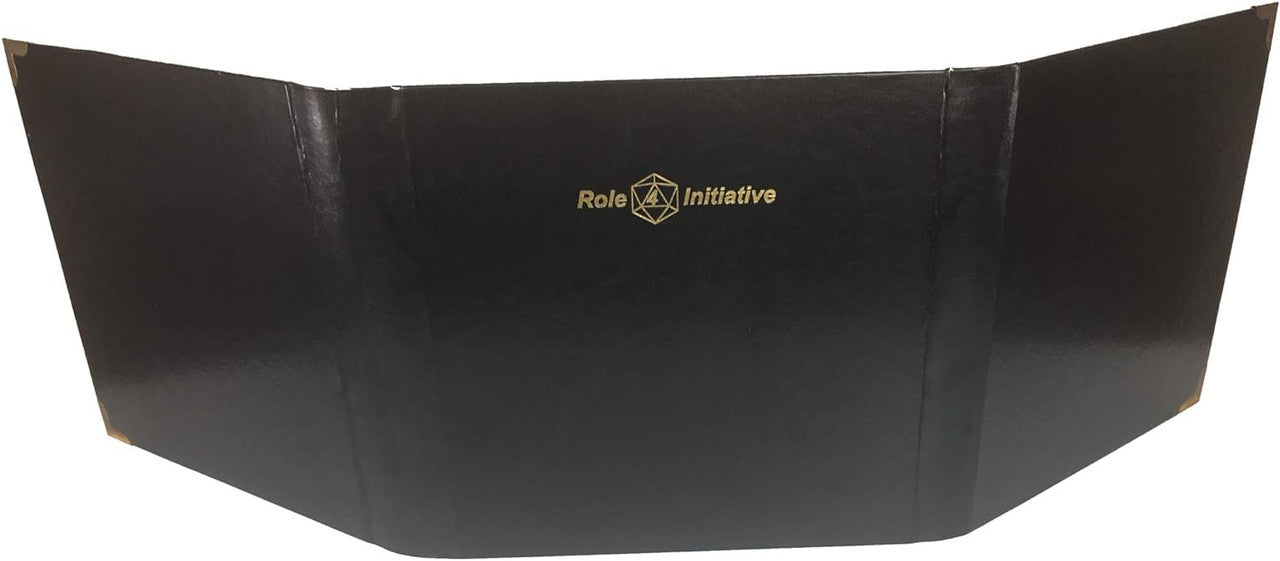 Role 4 Initiative Three Panel Faux Leather Dungeon Master Screen Accessories Folder R4i-44010