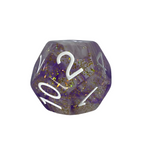 Role 4 Initiative Diffusion Large High Visibility Polyhedral Dice Set Djinni's Wish with White Numbers - 7ct