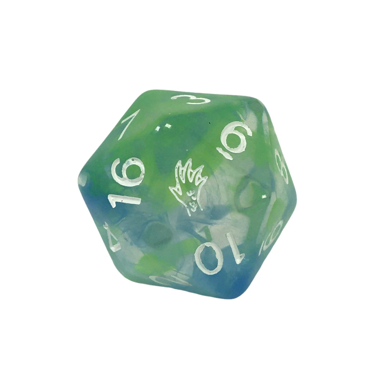 Role 4 Initiative Large High Visibility Traditional Dice Set with Arch'd4 Diffusion Nixie's Brook 7 Ct R4i-50533-7C