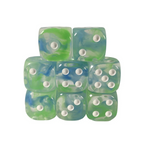 Role 4 Initiative Large High Visibility Traditional Dice Set with Arch'd4 Diffusion Nixie's Brook 7 Ct R4i-50533-7C