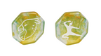 Role 4 Initiative Diffusion Large High Visibility Polyhedral Dice Set Monastic Discipline with White Numbers 7 Ct R4i-50526-7C