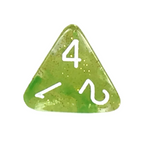 Role 4 Initiative Large High Visibility Polyhedral Dice Set Dragon's Hoard Arch'd d4's with White Numbers 7 Ct R4i-50505-7C