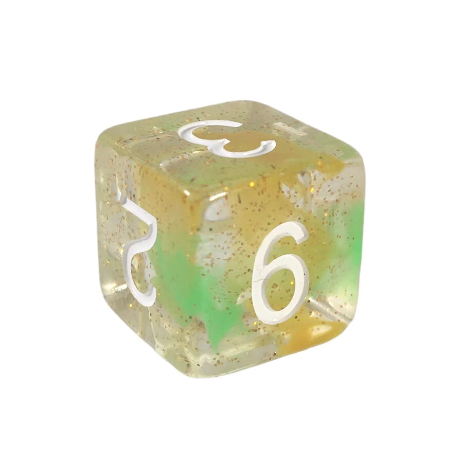 Role 4 Initiative Large High Visibility Polyhedral Dice Set Dragon's Hoard Arch'd d4's with White Numbers 7 Ct R4i-50505-7C