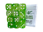 Role 4 Initiative Large High Visibility Polyhedral Dice Set Slime Green with White Arch'd4 7 Ct R4i-50404-7C