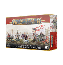 Games Workshop Warhammer Age Of Sigmar Cities of Sigmar Freeguild Command Corps Plastic Box 86-12