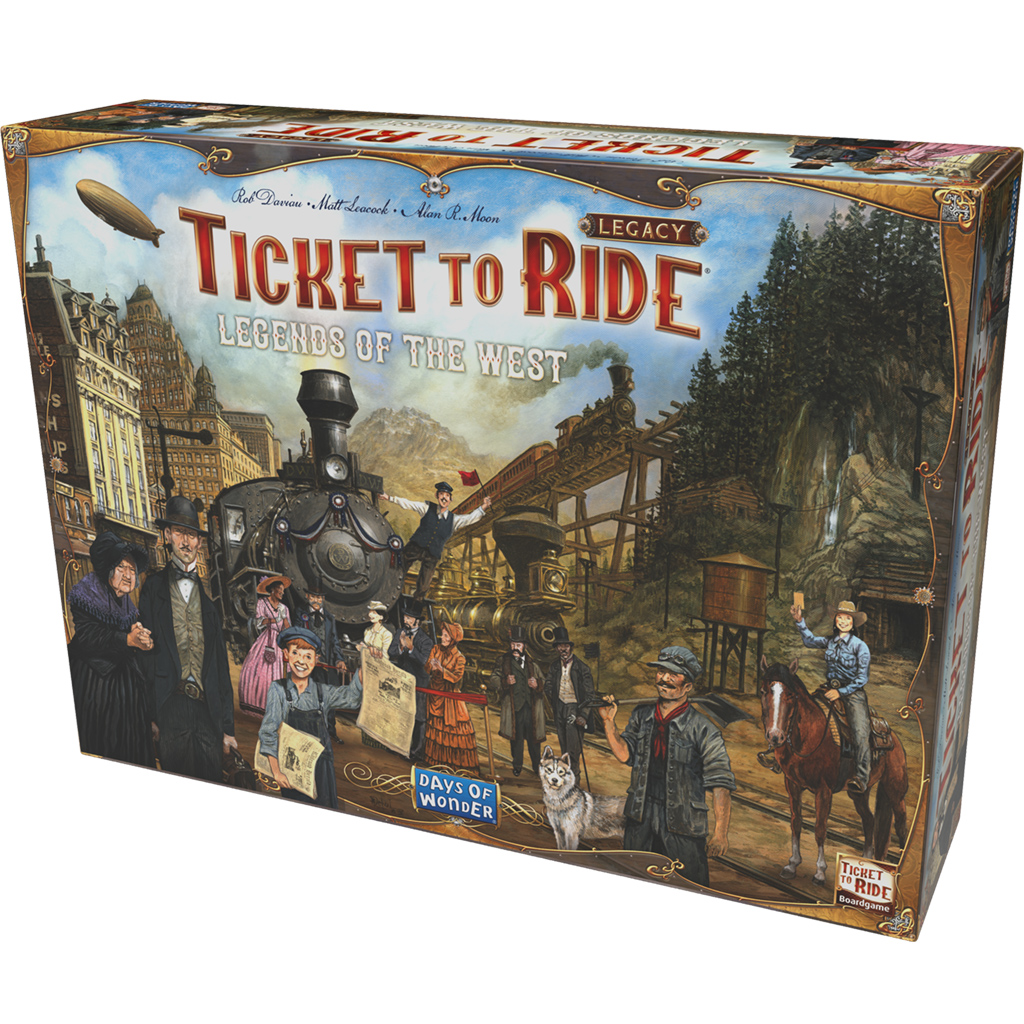 Asmodee Ticket To Ride Legacy Legends Of The West