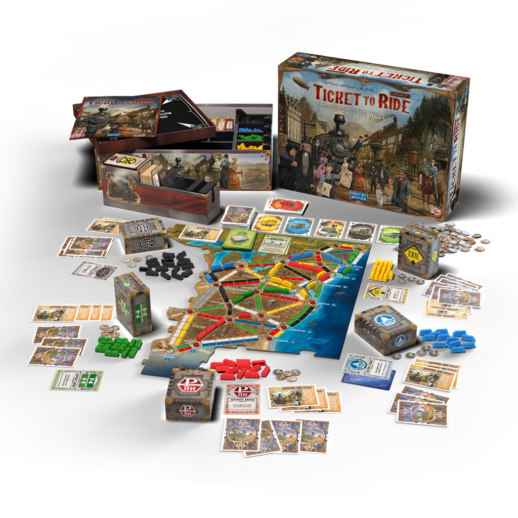 Asmodee Ticket To Ride Legacy Legends Of The West