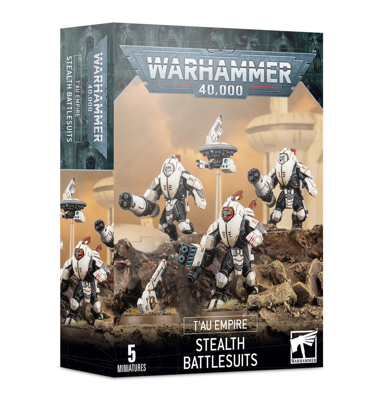 Games Workshop Warhammer 40K T'au Empire XV25 Stealth Battlesuits 56-14