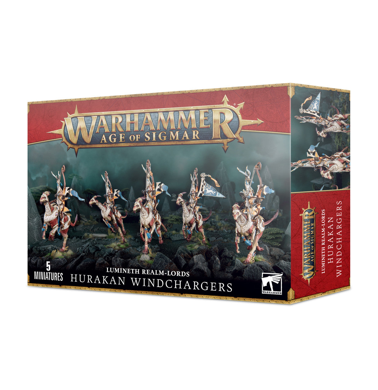 Games Workshop Warhammer Age of Sigmar Lumineth Realm-Lords Hurakan Windchargers 87-21