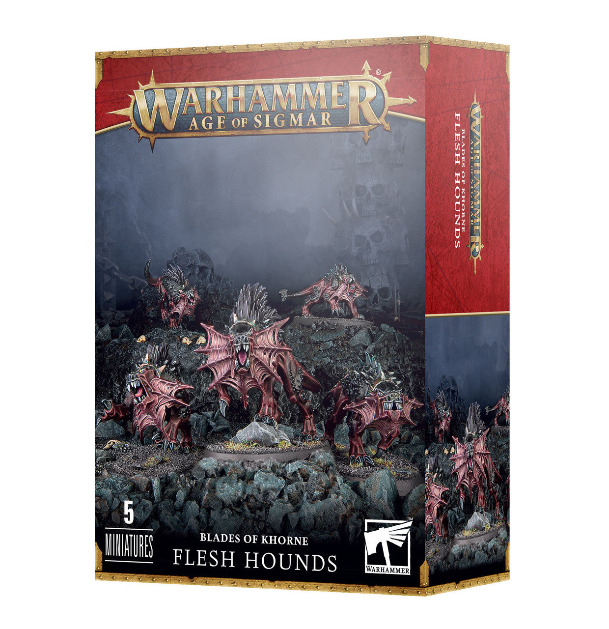 Games Workshop Warhammer 40k and Warhammer Age of Sigmar Daemons of Khorne Flesh Hounds Miniature 97-63