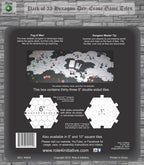 Role 4 Initiative Dry Erase Hexagon Dungeon Tiles Set 6 Inch - Pack of 33