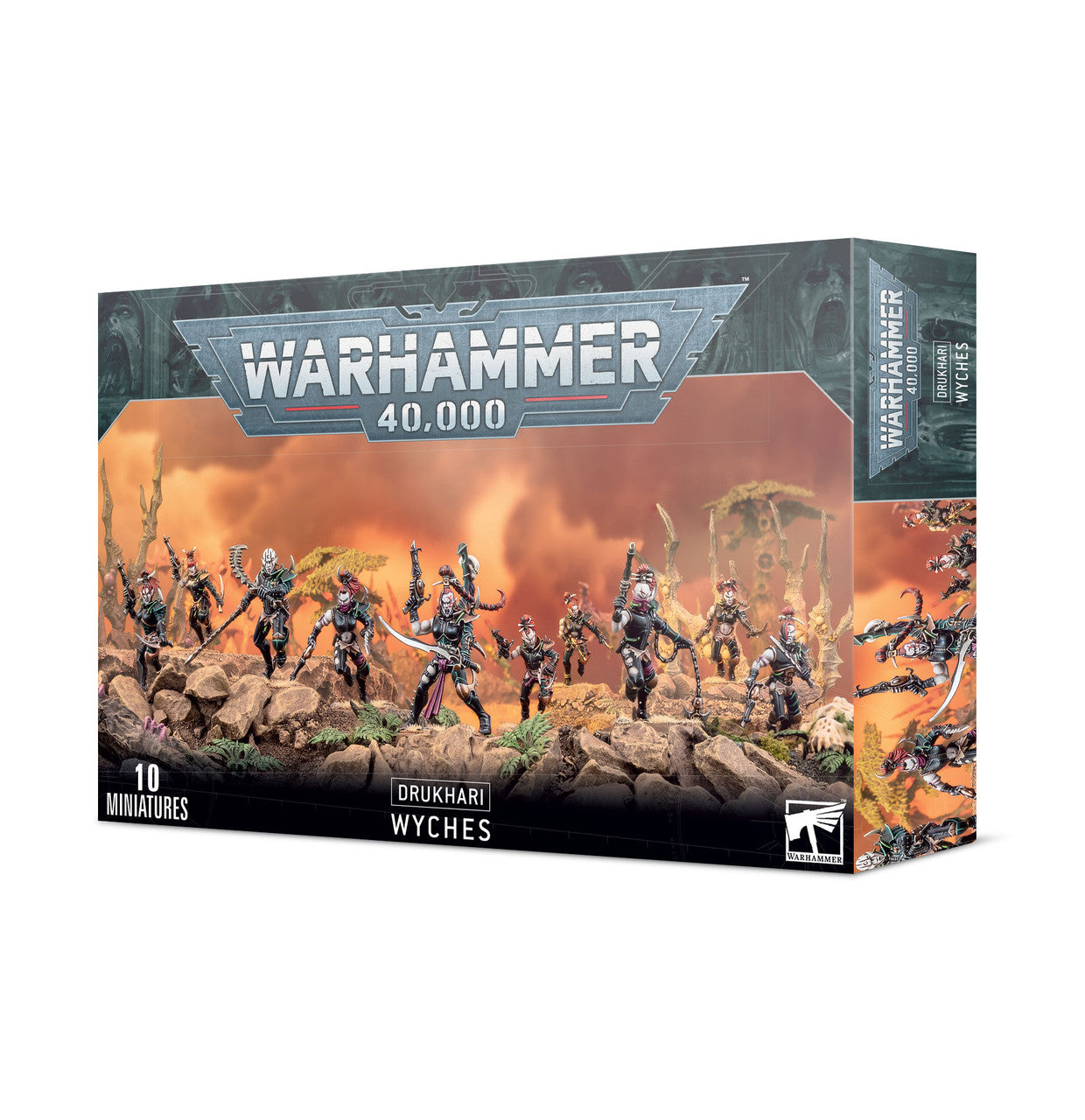 Games Workshop Warhammer 40K Drukhari Dark Eldar Wyches Miniatures 45-08