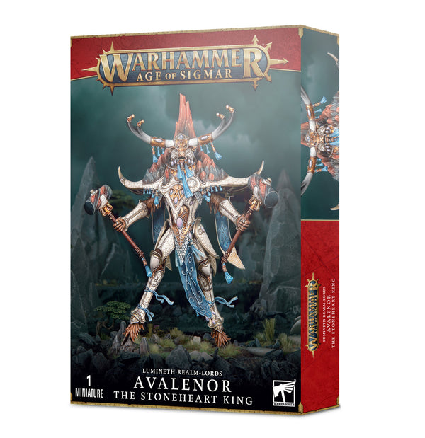 Games Workshop Warhammer Age of Sigmar Lumineth Realm-Lords Avalenor The Stoneheart King can be asseebleed as Alarith Spirit of the Mountain 87-56