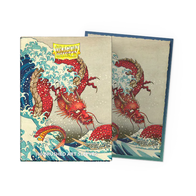 Dragon Shield Sleeves Standard Size Brushed Art The Great Wave 100 Ct AT-12060