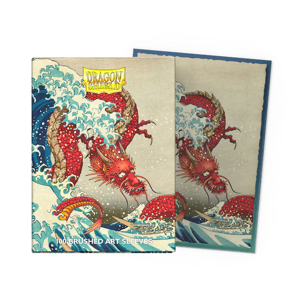 Dragon Shield Sleeves Standard Size Brushed Art The Great Wave 100 Ct AT-12060