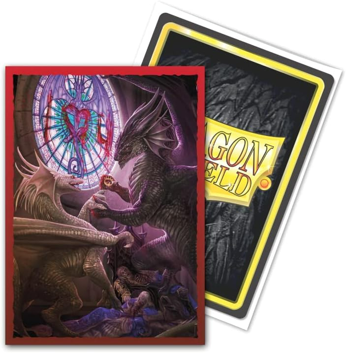 Dragon Shield Sleeves Standard Size Smooth Finish Brushed Valentine 2022 100 Ct AT-12077