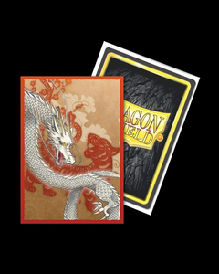 Dragon Shield Japanese Size Brushed Art Finish Clear front and Water Tiger 2022 Artwork on the Brushed back Pack Mini Lunar New Year 60ct AT-12608