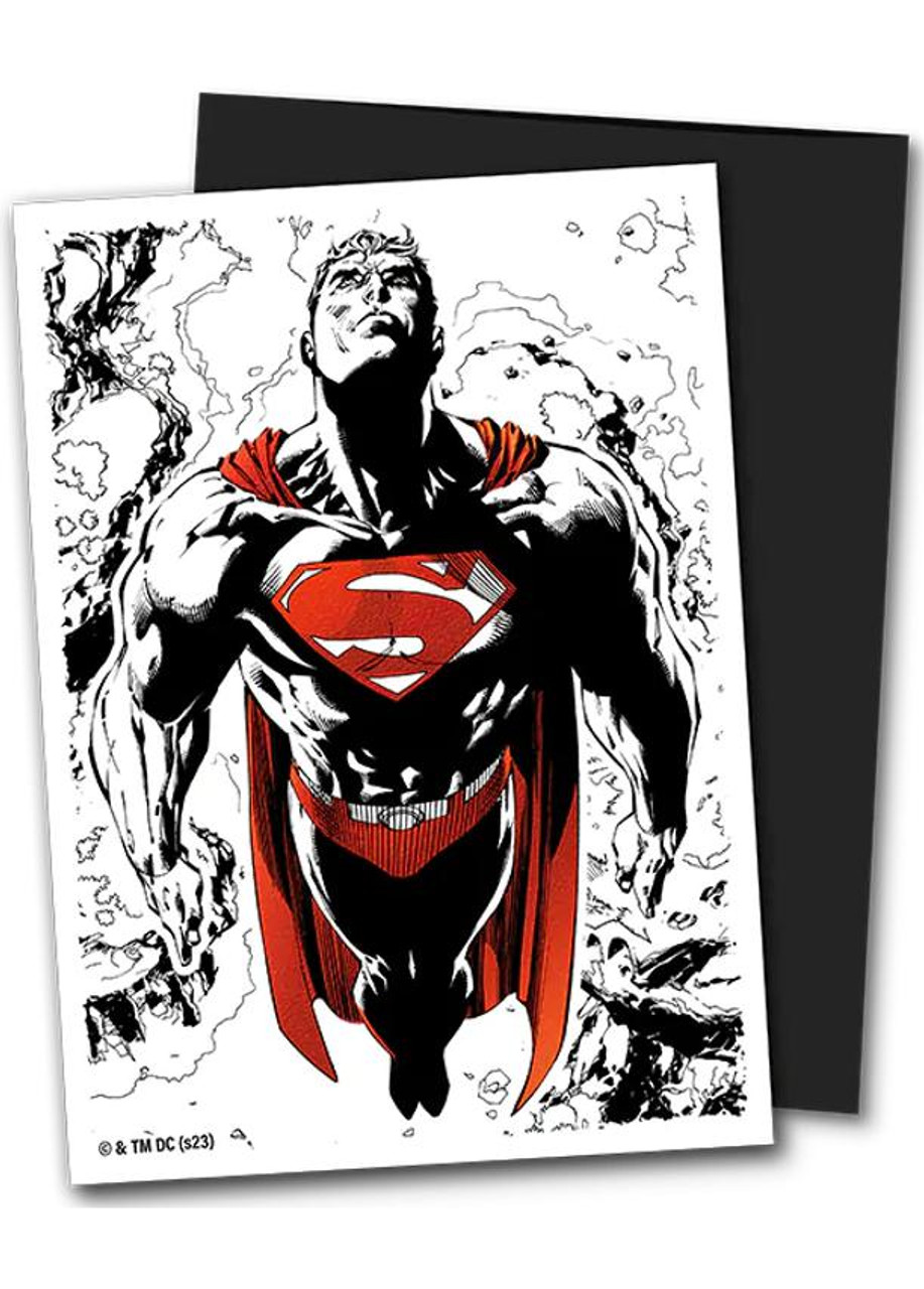 Dragon Shield Sleeves Standard Size Dual Matte Superman Core Red/White 100 Ct ATM16076