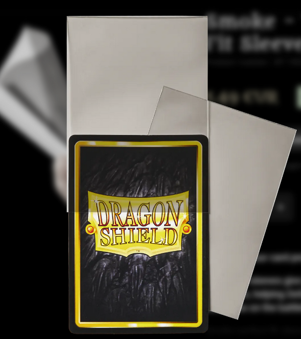 Dragon Shield Sleeves Perfect Fit Standard Clear/Smoke 100 Ct ATM13023