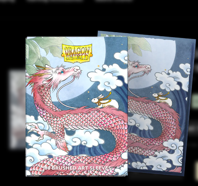 Dragon Shield Limited Edition Brushed Art Japanese Size Card sleeves Water Rabbit 2023 60ct AT-M12614