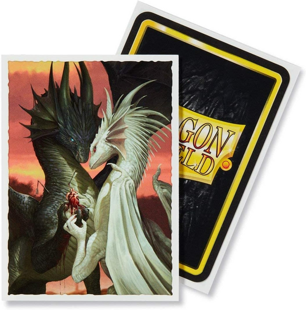 Dragon Shield Sleeves Standard Size Classic Art Valentine Dragons Mist 100 Ct ATM12019