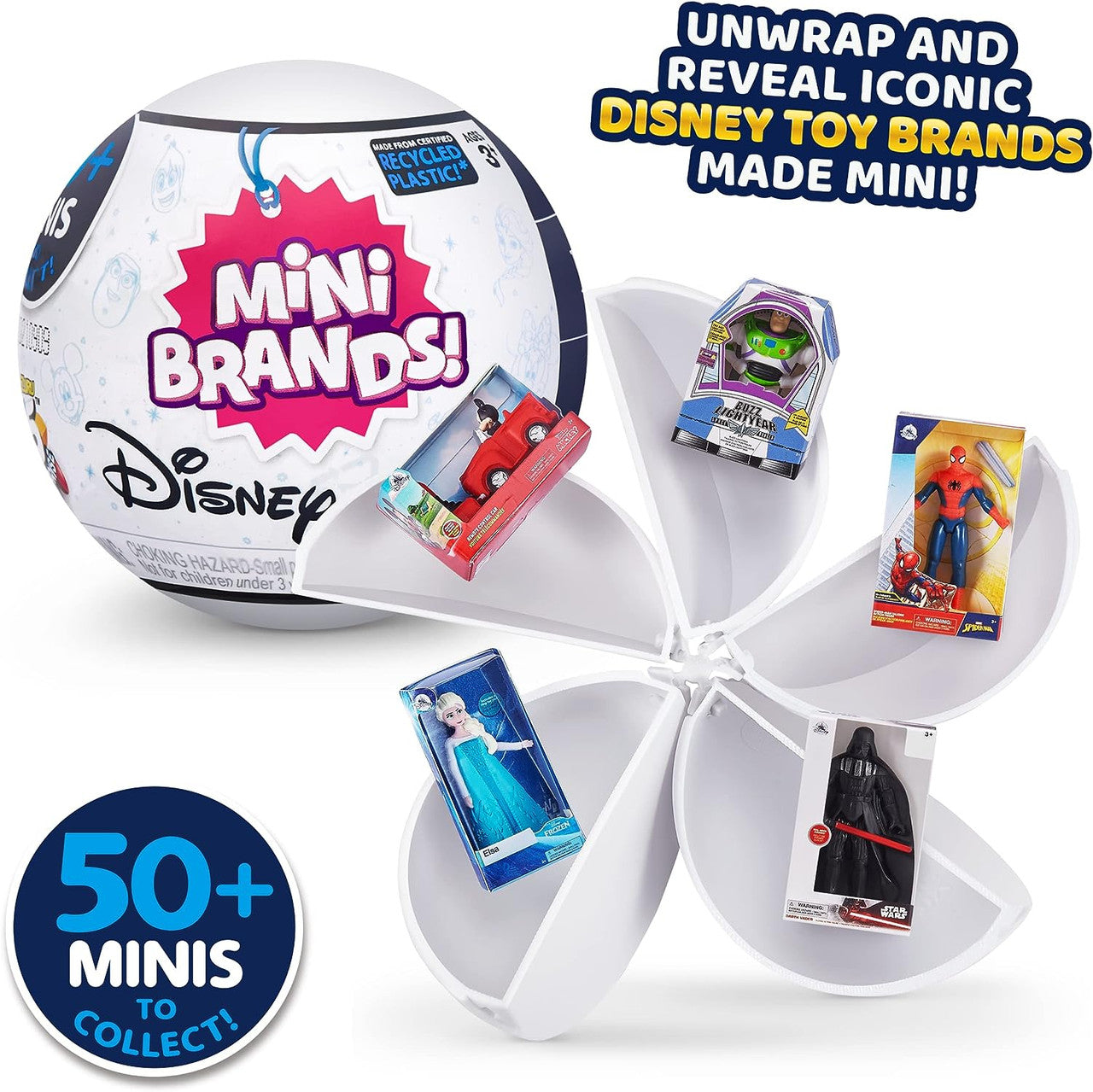 UCC Distributing Surprise Disney Mini Brand Collectible Toys by Zuru Great Stocking Stuffers Disney Store Edition Single Figure Random Selection UCCD-2808