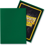Dragon Shield Sleeves Standard Size Matte Finish Green Color Gaming Card 100 Ct ATM11004
